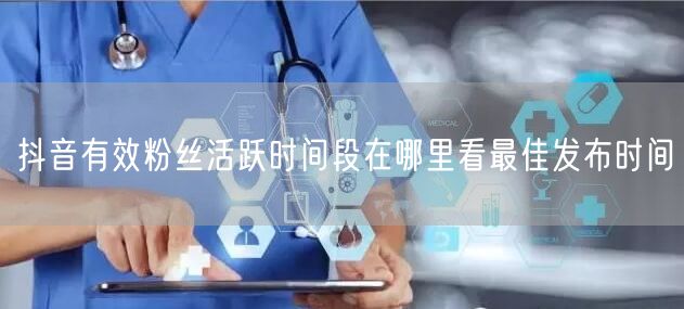 抖音有效粉丝活跃时间段在哪里看最佳发布时间