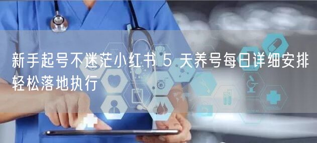 新手起号不迷茫小红书 5 天养号每日详细安排轻松落地执行
