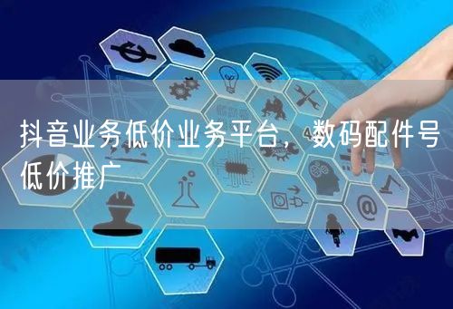 抖音业务低价业务平台，数码配件号低价推广