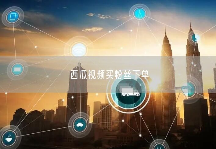 西瓜视频买粉丝下单