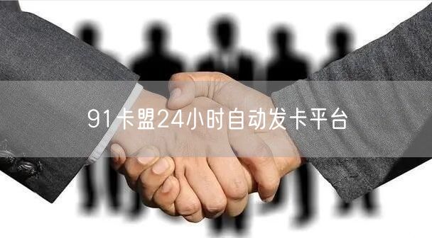 91卡盟24小时自动发卡平台