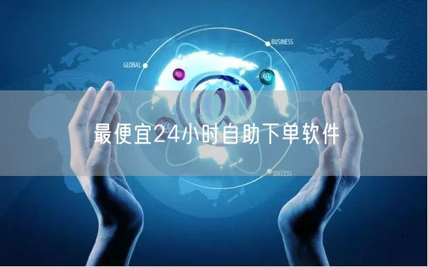 最便宜24小时自助下单软件