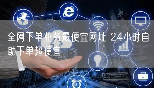 全网下单业务最便宜网址 24小时自助下单超便宜
