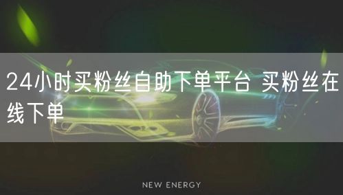 24小时买粉丝自助下单平台 买粉丝在线下单