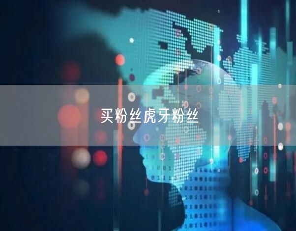 买粉丝虎牙粉丝